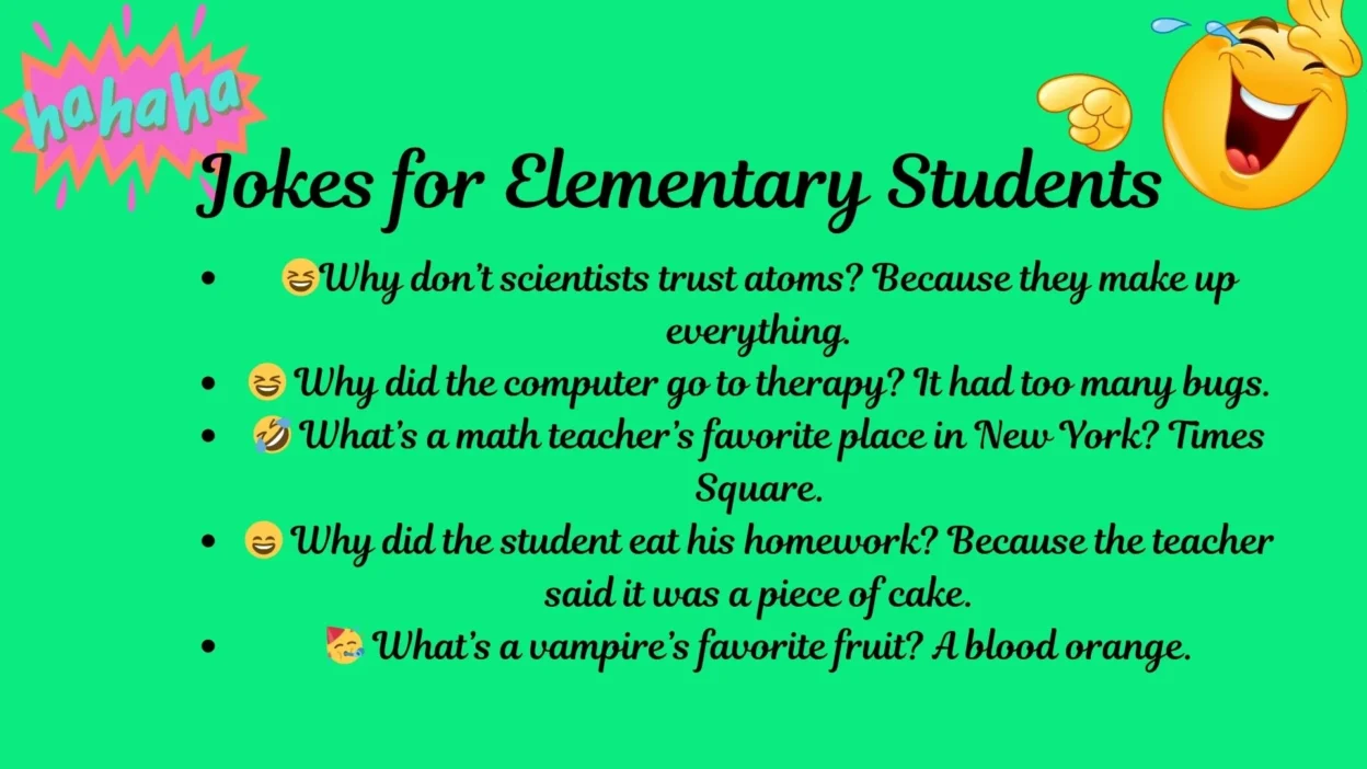 Jokes for Elementary Students