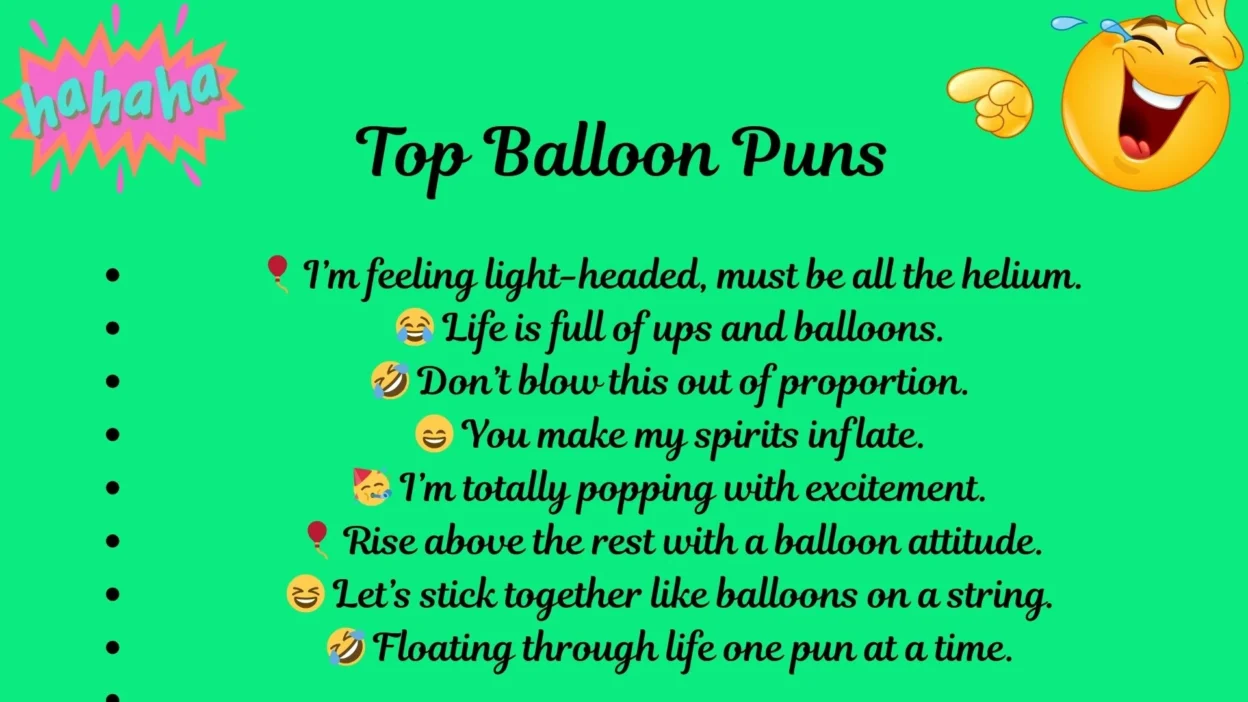 Balloon Puns