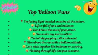 Balloon Puns