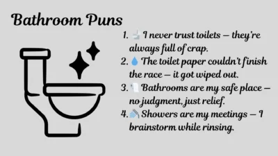 Bathroom Puns