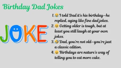 Birthday Dad Jokes