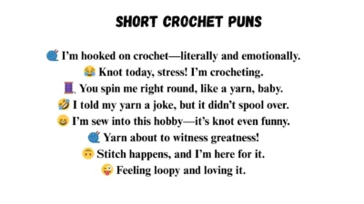 Crochet Puns